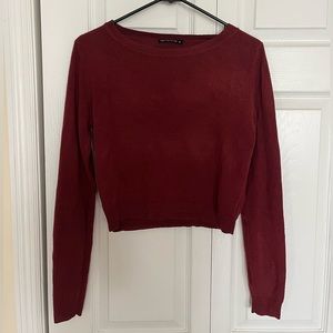 Long sleeve crop top